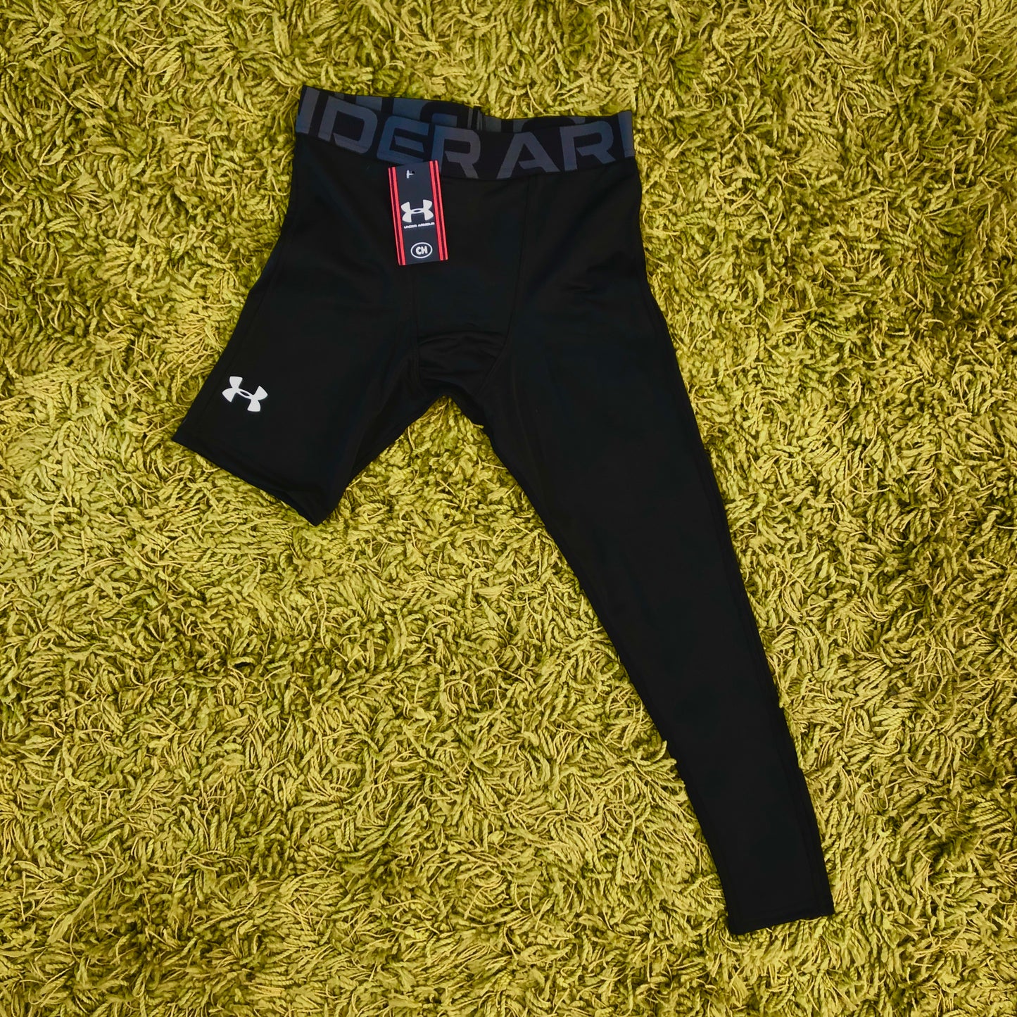 Leggings flamingo hombre negro